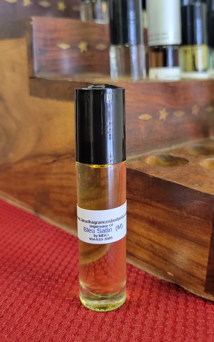 Premium Fragrance) Our Impression of Bleu Satin by MDCI for men 1/3oz – La'  Rue Fragrances Body Oils