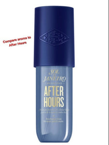 Compare aroma to After Hours by Sol de Janeiro women men type 16oz flip top bottle perfume cologne fragrance body oil. Alcohol-free (unisex)
