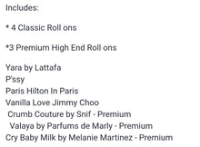 La' Rue Signature Vault       Pre-selected (7) 1/3oz. roll on bottle bundle (women)