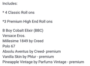 La' Rue Signature Vault       Pre-selected (7) 1/3oz. roll on bottle bundle (men)