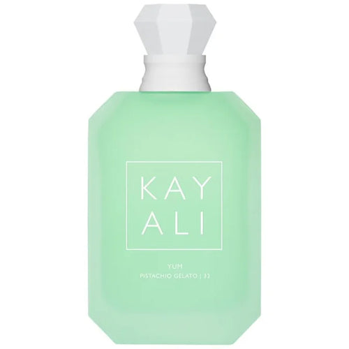 Compare aroma to Yum Pistachio Gelato 33 by Kayali women men 1/3oz roll on perfume cologne fragrance body oil alcohol free (unisex)