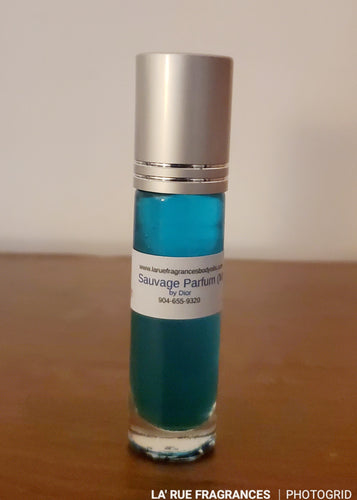 Compare aroma to Sauvage Parfum men type 1/3oz roll on bottle cologne fragrance body oil. Alcohol-Free  (Men)
