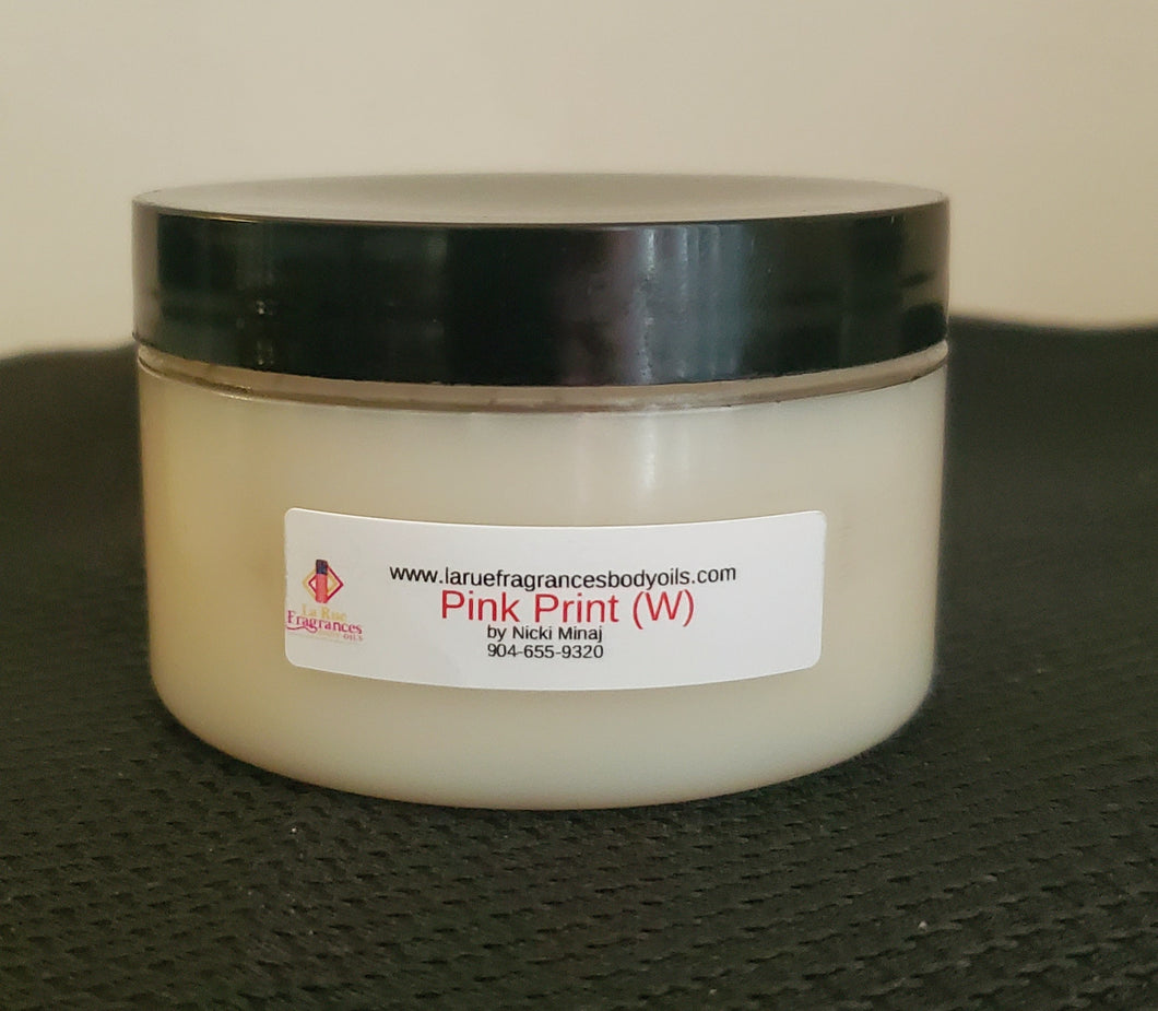 Our Impression Of Pink Print by Nicki Minaj women type 4oz luxuxry scented Shea Butter Body Cream (Women)