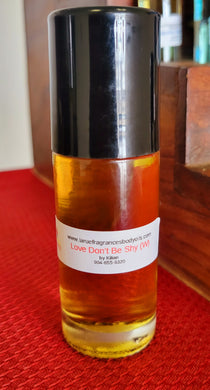 (Premium Fragrance) Our Impression of Love Don't Be Shy by Kilian women type 1.3oz large roll-on perfume fragrance body oil. Alcohol-free.