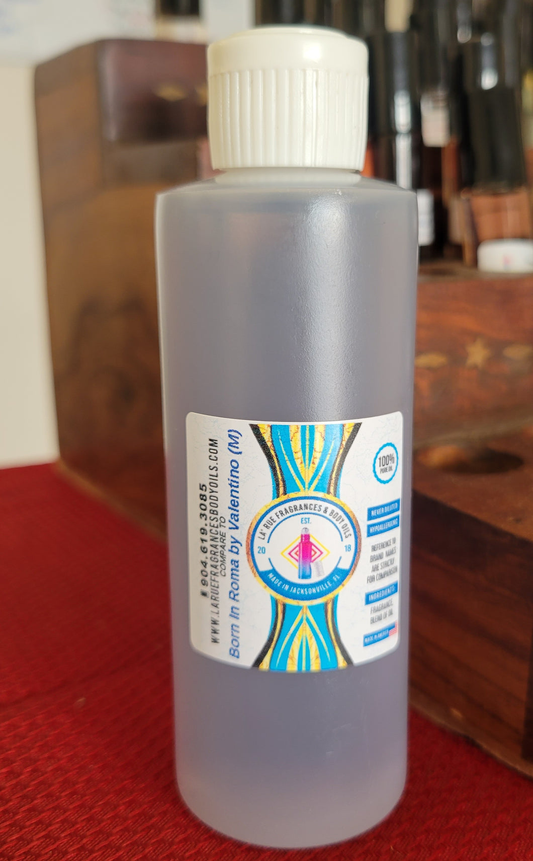 Our Impression of Born In Roma Valentino men type 4oz flip top bottle cologne fragrance body oil. Alcohol-free (Men)