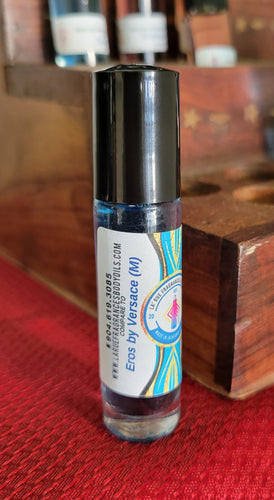 Our Impression Of Eros by Versace men type 1/3oz roll-on bottle cologne fragrance body oil. Alcohol-free (Men)