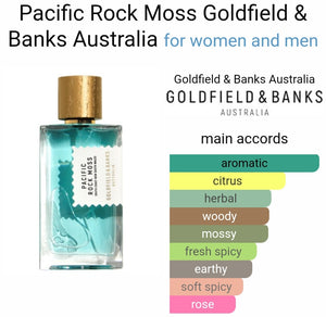 (Premium Fragrance) Our Impression of Pacific Rock Moss Goldfield & Banks nen women 1/3oz roll-on cologne perfume fragrance body oil. Alcohol-free (Unisex)