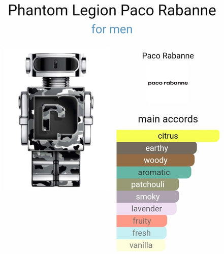 (Premium Fragrance) Our Impression of Phantom Legion by Paco Rabanne for men 4oz flip top bottle cologne fragrance body oil. Alcohol free (men)